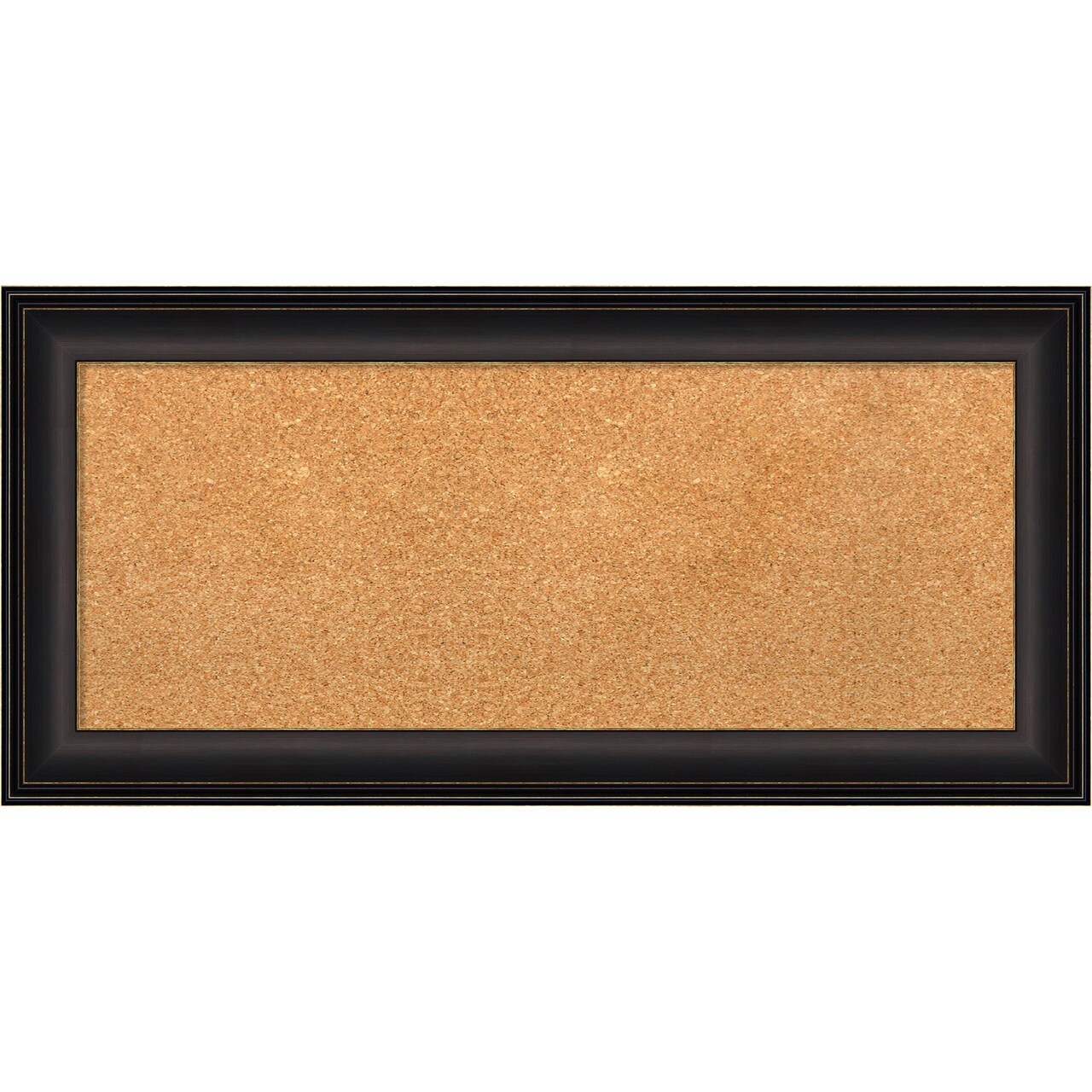 Cork Board, Trio Oil Rubbed Bronze Frame - Bulletin Board, Organization Board, Pin Board